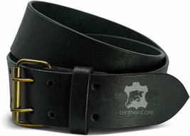 Scottish Kilt Belt Utility Belt Duty Belt Men&#39;s Genuine Black Leather Ki... - £17.92 GBP+