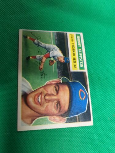 1956 Topps Baseball #249 Johnny Klippstein NM Set Break Gray Back - $16.95