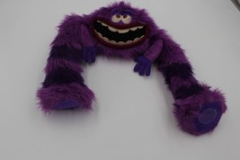Disney Store Pixar 13&quot; Plush Monsters Inc University Art Purple Monster - £11.66 GBP