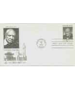 Sir Winston Churchill In Memoriam First Day Of Issue Cover 1965 Fulton M... - £4.44 GBP