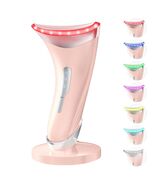 GlowTech LED Light Therapy Facial Massager with Heating &amp; Vibration - €38,53 EUR