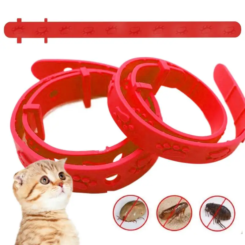 Pet Dog Cat Flea Adjustable Collar Effective Removal Of Flea Mite Lice - £6.26 GBP