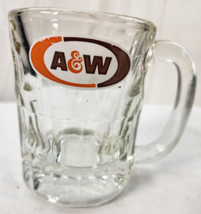 Vintage A&amp;W Root Beer Small Mug Oval Logo A &amp; W Original Authentic 4.25” Mancave - £7.72 GBP