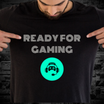 Ready for Gaming T-shirt, Gamer Shirt, Graphic Tee, Gaming, Popular T Sh... - £19.18 GBP+