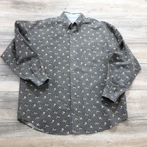 Bugle Boy Men XL Long Sleeve Shirt Duck Print Casual Hunting Outdoor FAB... - £18.09 GBP