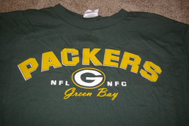 New Green Bay Packers Long Sleeve T-Shirt Size Mens LARGE NWT NFL NFC - £15.79 GBP