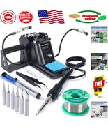 Compact &amp; Efficient 60W Digital Soldering Station with Auto Sleep &amp; Cali... - $1,585.22 MXN