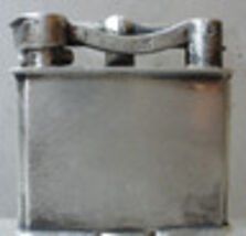 Brilux Model Depose Swiss MADE Brass Lift Arm Table Lighter - $78.21