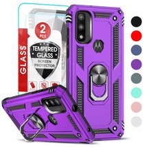 For G Pure Case, Motorola Moto G Power 2022 Case With 2 Pcs Tempered Glass Scree - £16.01 GBP