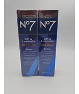 LOT OF 2 No7 Lift &amp; Luminate Triple Action Serum - 1oz - $41.69 CAD