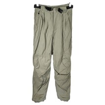 North Face Pants Womens Size Small Khaki Windbreaker Nylon Hiking Travel (29x30) - £27.48 GBP