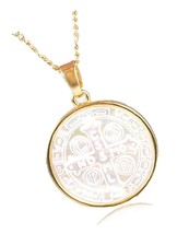 St Benedict Cross Pendant Necklace - Catholic Mother - £34.21 GBP