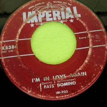 Fats Domino - I&#39;m In Love Again /  My Blue Heaven Imperial 45rpm Vinyl Record 7&quot; - $5.89