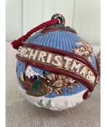 Fitz Floyd Bulb Ornament 4”Twas the Night Before Christmas 1993 Potpourr... - €10,42 EUR