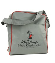 Vintage 1987 Walt Disney&#39;s Magic Kingdom Club Gray Tote Bag Vinyl - $21.01