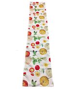 Manual Woodworkers &amp; Weavers Floral Table Runner 13x72in USA - €12,75 EUR
