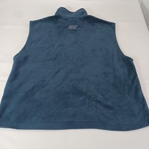 Columbia SM1480 Men's Blue Full Zip Pockets Fleece Vest Size 2XL image 9