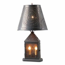 Harbor Lamp with Chisel Shade in Kettle Black Tin - $356.00