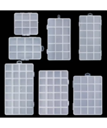 Transparent Jewelry Storage Box – Clear Plastic Organizer for Earrings &amp;... - $134.60 MXN+