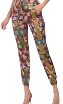 Johnny Was Silk LAURIE PRESLEY JOGGER Pants Sz XS Patchwork Floral Boho ... - $74.53