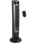 Oscillating Tower Fan with Remote, Quiet Floor Fans for Bedroom, 42&quot;, Si... - $121.00