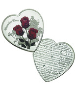 Red Rose Coin &quot;Roses for Love&quot; Love Tokens &quot;I Love You&quot; Different Language  - £7.60 GBP