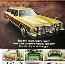 1973 Ford Country Squire Advertisement Vintage Automobile Station Wagon ... - $24.99