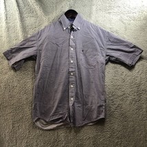 Men&#39;s Stetson Button Down Size Small Purple Western Shirt - $12.00
