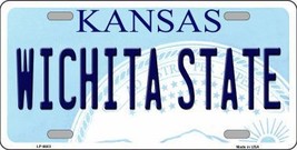 Wichita State Kansas Novelty Metal License Plate LP-6603 - £14.86 GBP