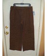 Classic Elements Wide Leg Coconut Wide Leg Pants Size 14 Women&#39;s NEW LAS... - $38.46 CAD