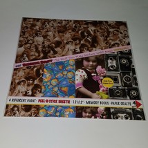 NEW Savvi Sticker Stuff Nostalgia 4 Peel-N-Stick Sheets 12x12 Scrapbooking Craft - £11.82 GBP