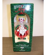 Mistletoe Magic Collection Hand Blown Glass Clown Ornament NIB - $10.78