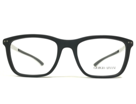 Giorgio Armani Eyeglasses Frames AR7064-Q 5042 Matte Black Silver 54-19-145 - £104.71 GBP