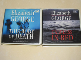 Pair of Audiobooks on CD by Elizabeth George - Inspector Lynley - Ex-Library - £9.42 GBP