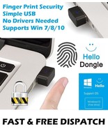 Mini Capturing PC Fingerprint Scanner Laptop Security Key Computer USB I... - $17.81