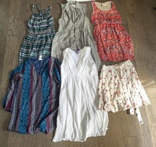 Lot of 5 Women’s Multi-Colored Dresses and 1 Skirt Size Medium - £30.44 GBP