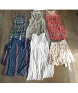 Lot of 5 Women’s Multi-Colored Dresses and 1 Skirt Size Medium - £29.77 GBP