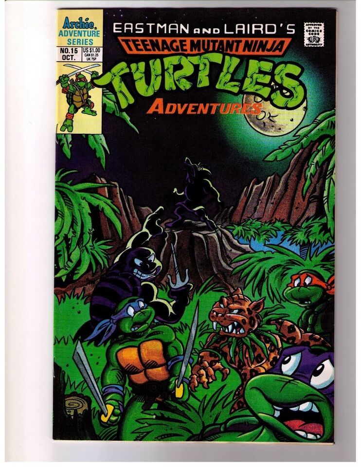 Teenage Mutant Ninja Turtles Adventures # 15 Vol 2 (1990) VF Archie Comics - $11.29