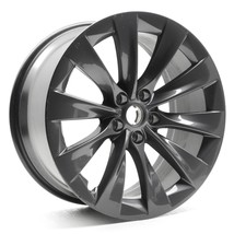 2016-2021 Tesla Model X Rear 20&quot; 20x9.5 5x120 Rim 10 Spoke Wheel ET40 Oe... - £197.22 GBP