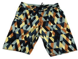 RVCA Artist Network Program Board Shorts 36&quot; Geometric Triangular Swim T... - $23.75