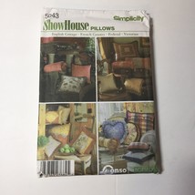 Simplicity 5043 Pillows English Cottage French Country Federal Victorian - $12.86
