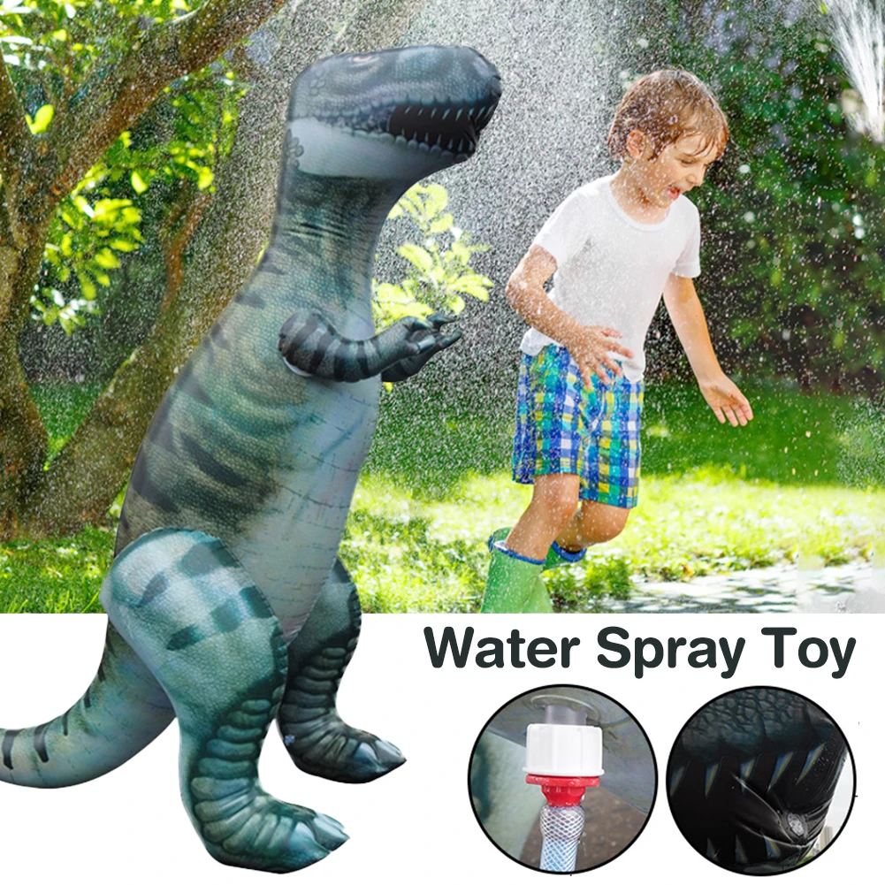 Dinosaur Inflatable Water Spray Ball Sprinkler Toys Kids Lawn Beach Summer Child - £41.53 GBP+