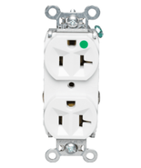 Legrand Radiant 8300-HW Duplex Receptacle 20A 125V Compact Hospital Grad... - $102.81 CAD