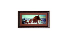 Woolly Mammoth Poster Print Framed Museum Quality - £43.28 GBP