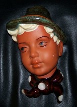 BAVARIAN BOY - Ceramic Wall Hanging - Approx. 8&quot; x 5&quot; - Needs Touch-Up - £19.80 GBP