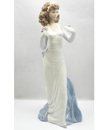 NEW IN BOX LLADRO #6608 &quot;ANTICIPATION&quot; LADY W/FLOWERS LTD ED RETIRED 12.... - £239.24 GBP