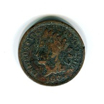 1904 Indian Head Penny United States Small Cent Antique Circulated Coin 03715 - £4.26 GBP