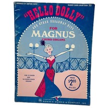 Magnus Chord Organ Hello Dolly Book 701 Vintage Sheet Music 11 Broadway ... - $19.89