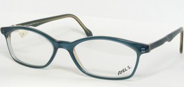 AXEL S. LARS 209 809 Transparent Sarcelle Lunettes Rare 52-17-140 Allemagne - £52.54 GBP