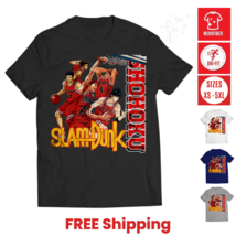SLAM DUNK Sakuragi Rukawa Shohoku Anime Microfiber Dri-Fit T-Shirt Unise... - $539.68 MXN
